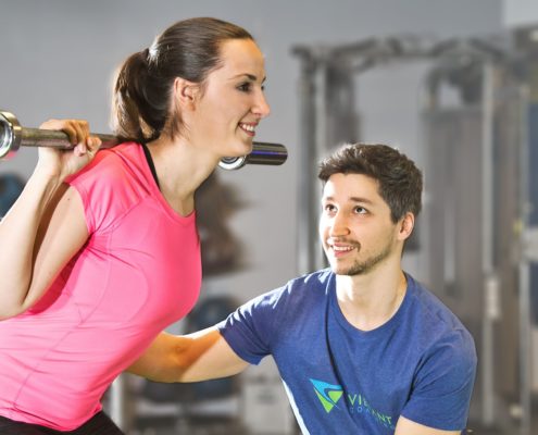 Personal Trainer Tom Franke aus Leipzig beim Workout