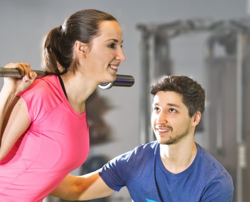 Personal Trainer Tom Franke aus Leipzig beim Workout