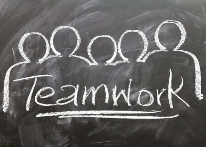 Teamwork - Kreidebild