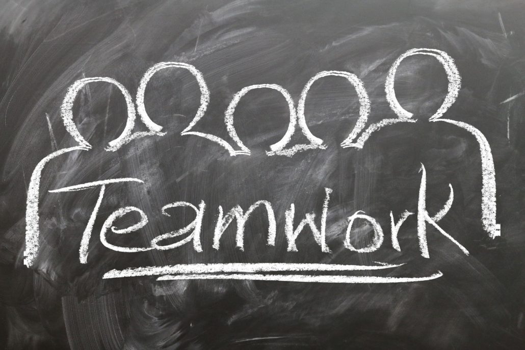 Teamwork - Kreidebild