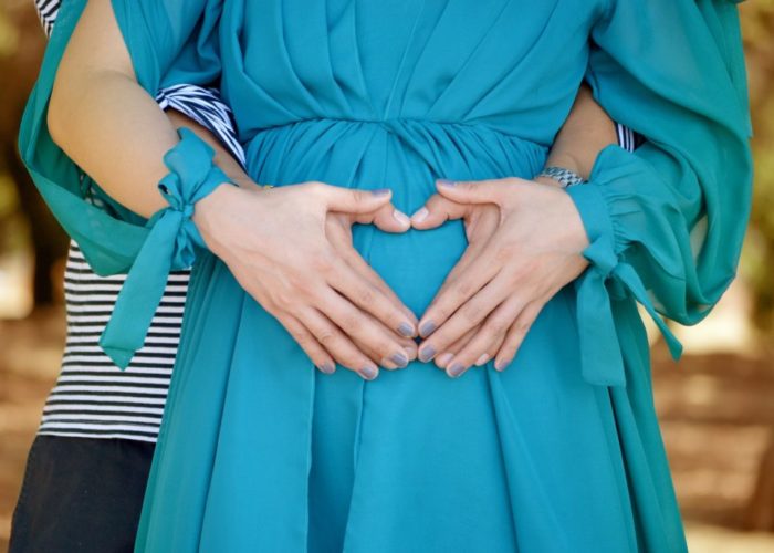 Bauch einer Schwangeren