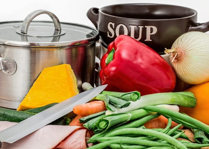 Essen in der Küche