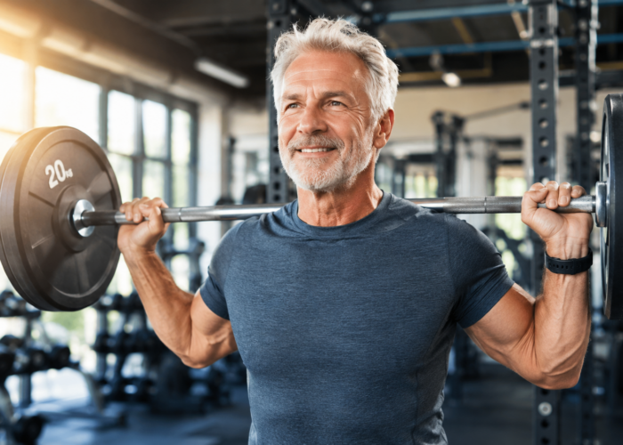 Muskelaufbau im Alter durch Krafttraining