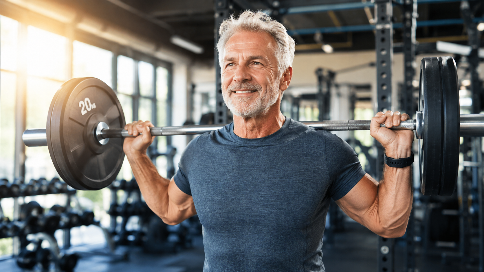 Muskelaufbau im Alter durch Krafttraining