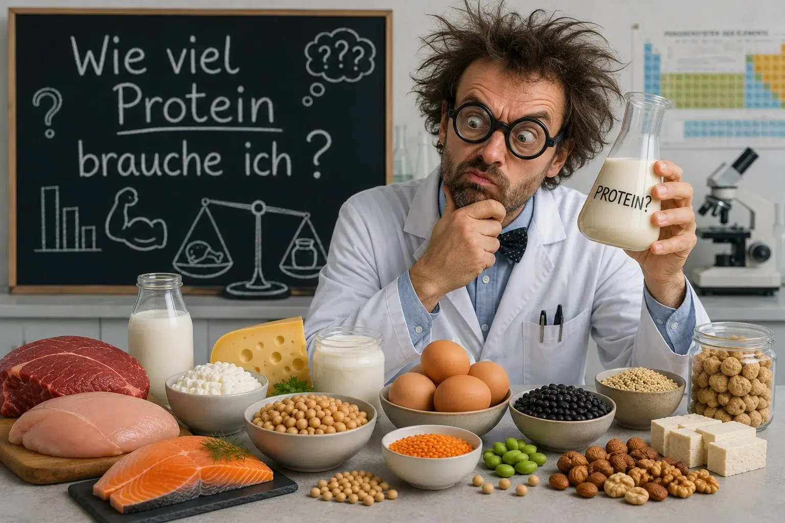 Wie viel Protein brauche ich?